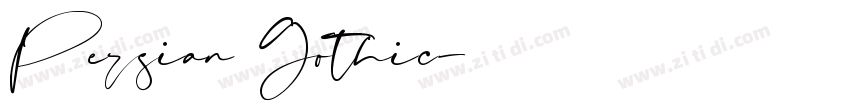 Persian Gothic字体转换